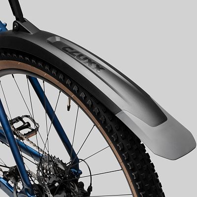 Превью Крыло 27.5" Крыло велосипедное заднее CLUXX Scape 26"-29" Black/Grey